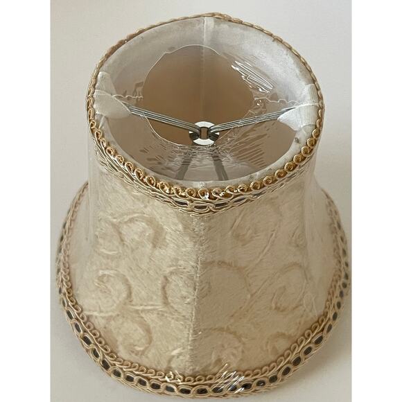 Retro Small Lamp Shade Vintage Cloth Lampshade - Picture 3 of 6